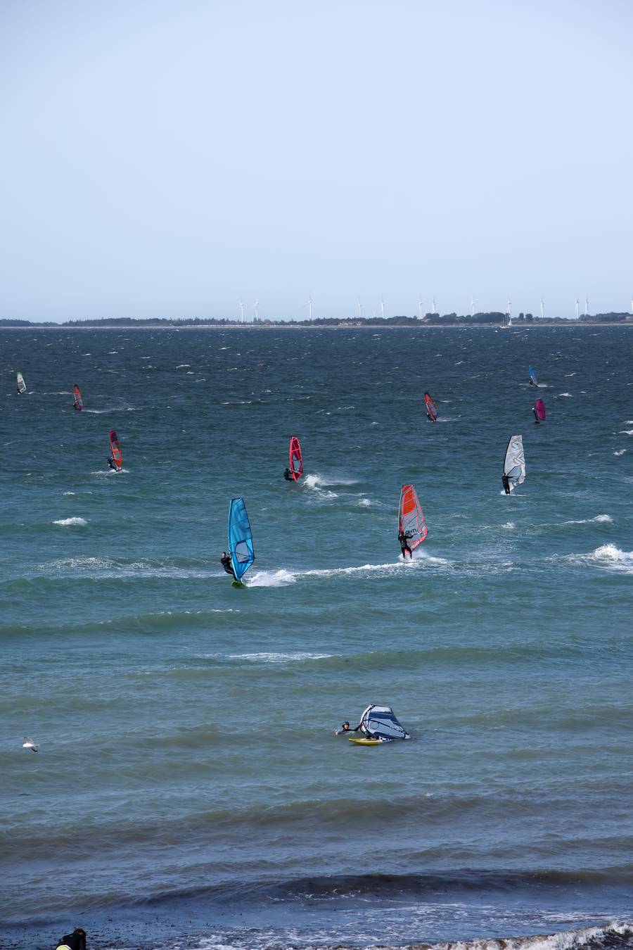 Windsurfer vor Heiligenhafen